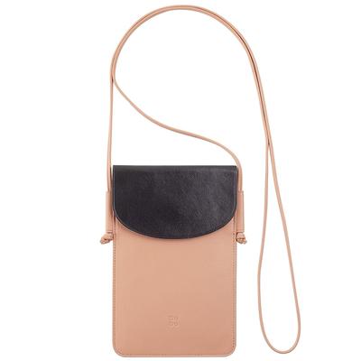 DuDu Handytasche Leder 12 cm schwarz Nude Damen Image