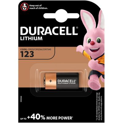 High power lithium 123 3V Fotobatterie CR17345 (1er Blister) - Duracell