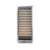 Summit 27 Inch Wide 127 Bottle Capacity Free Standing Wine Cooler with - Stainless Steel