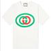 Gucci Shirts | Gucci Large Gg Oval Vintage Tee Color Milk | Color: White | Size: L