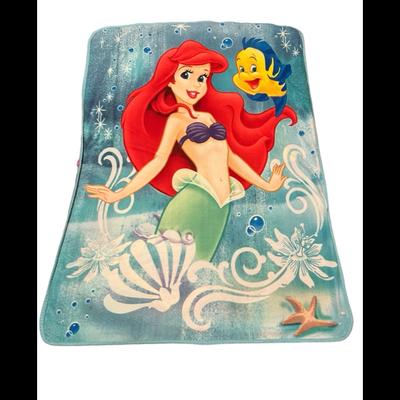 Disney Bedding | Disney The Little Mermaid Sebastian Flounder Reversible Blanket | Color: Red | Size: Os