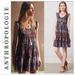 Anthropologie Dresses | Anthropologie Lili’s Closet Dress | Color: Blue/Brown/Orange/Red/Tan | Size: S