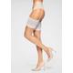 Strapsstrümpfe LASCANA, Damen, Gr. 39/42, beige (natur, cream), Polyamid, Elasthan, transparent, uni, elastisch, Socken, mit elastischer Spitze