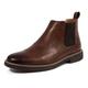 Deer Stags Men's Rockland Chelsea Boot, Brown/Dark Brown, 15 UK