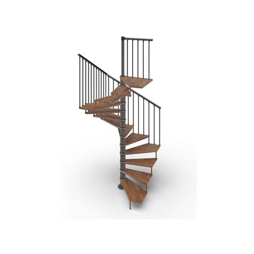 Matisère – Spindeltreppe mit 12 stufenanzahl – Zu erreichend Höhe 2.46 à 2.88m – Durchmesser 120cm