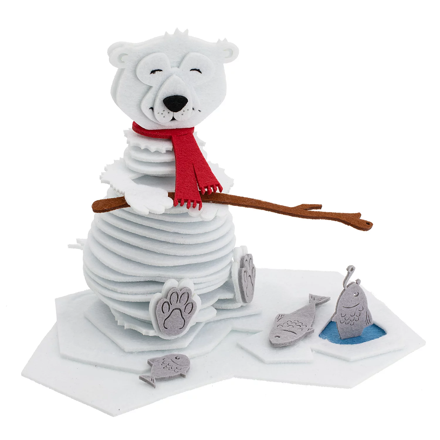 Filz-Bausatz Eisbär Image