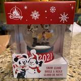 Disney Holiday | Disney Mickey And Minnie Mouse 2021 Snowglobe | Color: Red/White | Size: Os