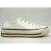 Converse Shoes | Converse All Star Chuck Taylor White Patent Leather Lace Up Shoes Women's 8 | Color: White | Size: 32