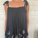 Free People Dresses | Free People Black Babydoll Dress Sz L | Color: Black | Size: L