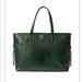 Victoria's Secret Bags | Nwt Victoria’s Secret Your Take Everywhere Carryall Tote. Emerald Green Croc. | Color: Green | Size: 15 1/2 X 11 3/4 X 6