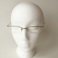 Michael Kors Accessories | Michael Kors Eyeglasses Frame Half Rim Titanium Mk717af 52-17-140 Display Model | Color: Silver/Tan | Size: 52-17-140