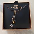 Coach Jewelry | Gold And Silver Coach Necklace | Color: Gold/Silver | Size: Os