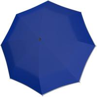 Taschenregenschirm DOPPLER Mini Light up uni, Blue blau (blue) Regenschirme Taschenschirme