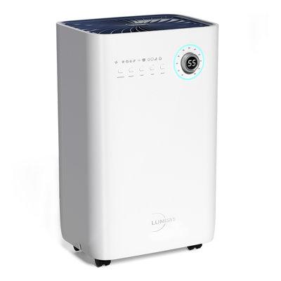Bansa Rose LLC 4500 Sq. Ft 50 Pints Dehumidifiers For Basements, Large Rooms, & Home w/ Auto Or Manual Drainage in White | Wayfair ZJOLCA220819007