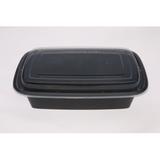 Maple Trade "TD" High Plastic Rectangular 9" X 6" Container Serving Tray in Black | Wayfair F9638