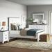 Withyditch Wood Bedroom Set w/ Shiplap Panel Queen Bed, Dresser, Mirror, & Two Nightstands Wood in Brown Laurel Foundry Modern Farmhouse® | Wayfair