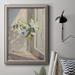 Winston Porter Window Bouquet I - Picture Frame Print on Canvas Canvas, Solid Wood in White | 36 H x 24 W x 2.5 D in | Wayfair