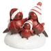 The Holiday Aisle® Christmas Striped Hat Bird Figurine Resin | 3 H x 3 W x 2.75 D in | Wayfair 01AFE7EA0B5C474AAB48BC7E95743AEE