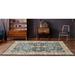 Green 158 x 118 x 0.37 in Area Rug - Charlton Home® Adrialis Oriental Machine Woven Rectangle 9'10" x 13'2" Synthetic Area Rug | Wayfair