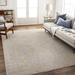 Brown;tan Round 7'10" Area Rug - Langley Street® Don Oriental Machine Woven Area Rug in Beige/Blue/Gold 94.0 x 94.0 x 0.28 in blue/white/yellow | Wayfair