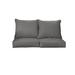 Birch Lane™ Fenna Indoor/Outdoor Seat/Back Cushion Acrylic in Gray/Blue | 5 H x 46 W x 25 D in | Wayfair 3EA677482F544B3BA2AEAC28B78A1564
