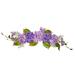 Primrue 32" Lavender Hydrangea Swag Silk in Indigo | 12 H x 26 W x 5 D in | Wayfair 339DB6E2858C415FBFF8438DD6975C9A