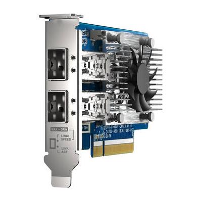 QNAP QXG-25G2SF-CX6 Dual-Port 25GbE PCIe 4.0 x8 Network Expansion Card QXG-25G2SF-CX6
