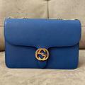 Gucci Bags | Brand New Authentic Gucci Calfskin Shoulder Bag- With Dust Bag | Color: Blue | Size: Os