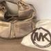 Michael Kors Bags | Michael Kors Large Layton Leather Hobo Style Shoulder Bag. | Color: Gold | Size: 16” Wide, Side To Side & 11” From Top To Bottom.