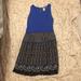 Anthropologie Dresses | Anthropologie Girls From Savoy Arden Dress | Color: Black/Blue | Size: M