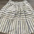 Madewell Skirts | Madewell 1937 Skirt Medium | Color: Blue/White | Size: M