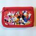 Disney Accessories | Disney Mickey And Friends Trifold Wallet | Color: Red | Size: Trifold Wallet