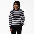 Dickies Men's Westover Striped Sweatshirt - Black Variegated Stripe Size S (TWR25)