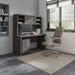 The Twillery Co.® Ringold 3 Piece Rectangular Computer Desk Office Set w/ Hutch Wood in Black | Wayfair 288CC6114E5346E7829447E993B1A4BD