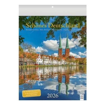 Brunnen Bildkalender »Schönes Deutschland 2026«, 24.5x34.5 cm