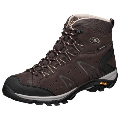 Trekkingschuh BRÜTTING "Trekkingstiefel Mount Bona High", Gr. 43, braun, Veloursleder, Schuhe