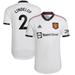 Men's adidas Victor Lindelof White Manchester United 2022/23 Away Authentic Player Jersey