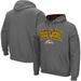 Men's Colosseum Charcoal Western Michigan Broncos Arch & Logo 3.0 Pullover Hoodie