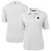 Women's Cutter & Buck White Cleveland Browns Americana Virtue Eco Pique Recycled Polo