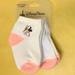 Disney Shoes | Disney Parks Baby Minnie Infants Socks For 12-18 Months | Color: Pink/White | Size: 0bb