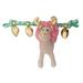 Marshmallow Jungle Lion on Branch Dog Toy, Small, Multi-Color