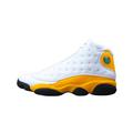 Men's Jordan 13 Retro Del Sol White/University Red-Del Sol (414571 167), White/University Red-del Sol-black, 7 UK