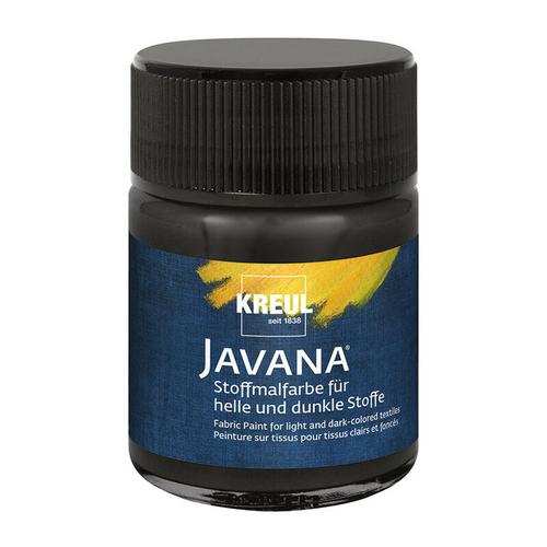 Javana Stoffmalfarbe für helle und dunkle Stoffe schwarz 50 ml Stoffmalfarbe Javana Dunkle