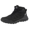 Wanderschuh JACK WOLFSKIN "WOODLAND 2 TEXAPORE MID W", Gr. 39,5, schwarz (schwarz, grau), Synthetik, Textil, sportlich, Schuhe, wasserdicht