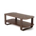 Table basse bois couleur noyer L109cm