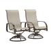 Seagrove II Ultra High Back Sunbrella Patio Swivel Rocker Dining Chairs, Set of 2