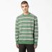 Dickies Men's Westover Striped Sweatshirt - Dark Ivy Variegated Stripe Size XL (TWR25)