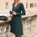 Athleta Dresses | Athleta Seorita Long Sleeve Dress Women’s Small | Color: Green | Size: S