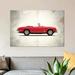 East Urban Home 'Vintage Italia Series: 1966 Ferrari 275 GTS' Vintage Advertisement on Canvas Canvas/Metal in Green/White | Wayfair