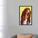 East Urban Home 'Bob Marley Dachshund' Painting Print on Canvas in Brown/Yellow | 26 H x 18 W x 1.5 D in | Wayfair ESUR7277 37457052